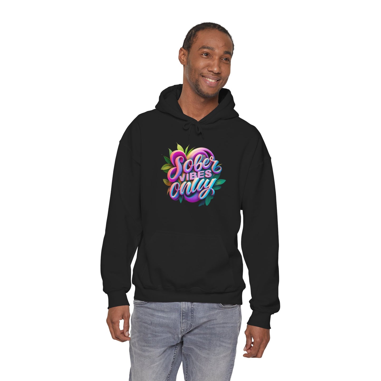 Sober Vibes Only Recovery Hoodie | Premium Comfort | SoberSips