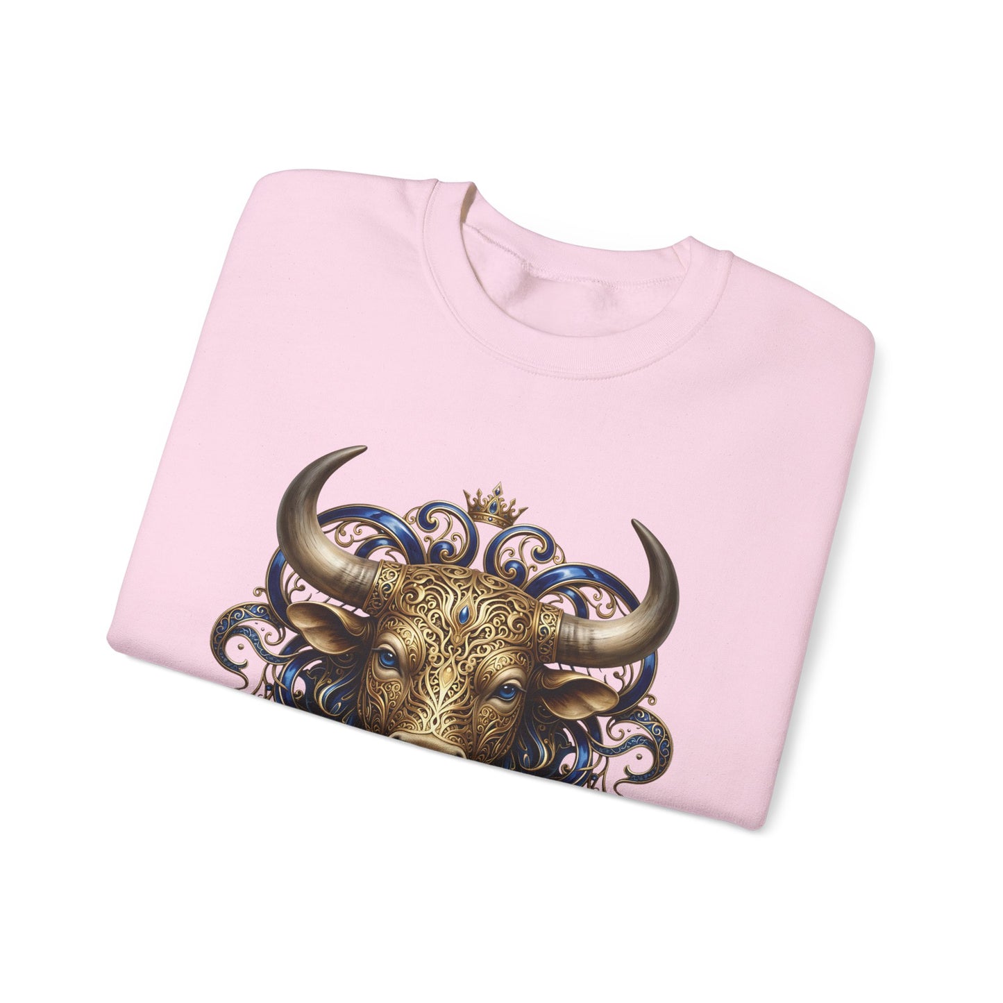 Taurus Zodiac Sweatshirt — Ornate Bull Astrology Crewneck