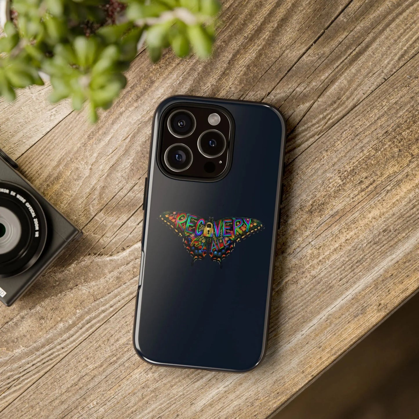 Recovery Butterfly Phone Case — Colorful Hope Tough Case Printify