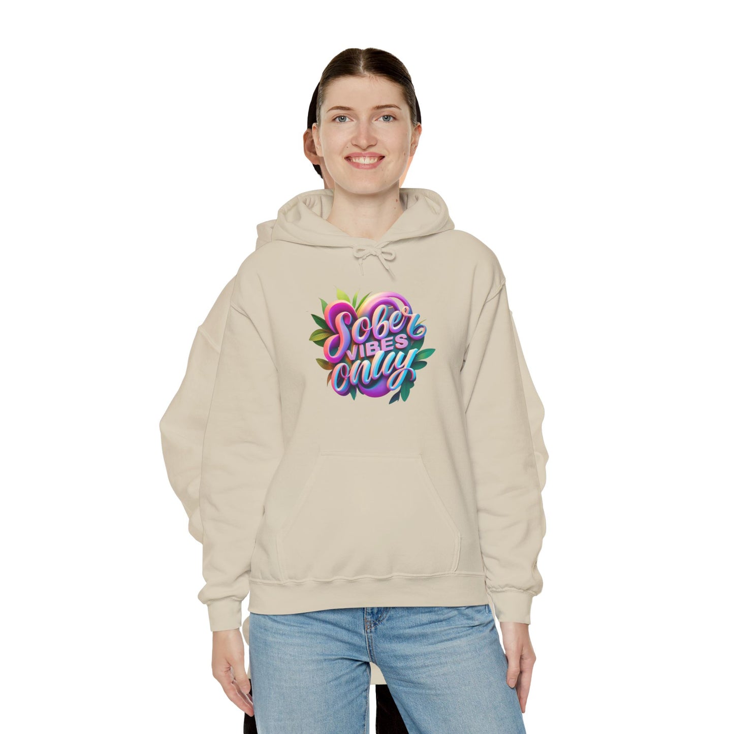 Sober Vibes Only Recovery Hoodie | Premium Comfort | SoberSips