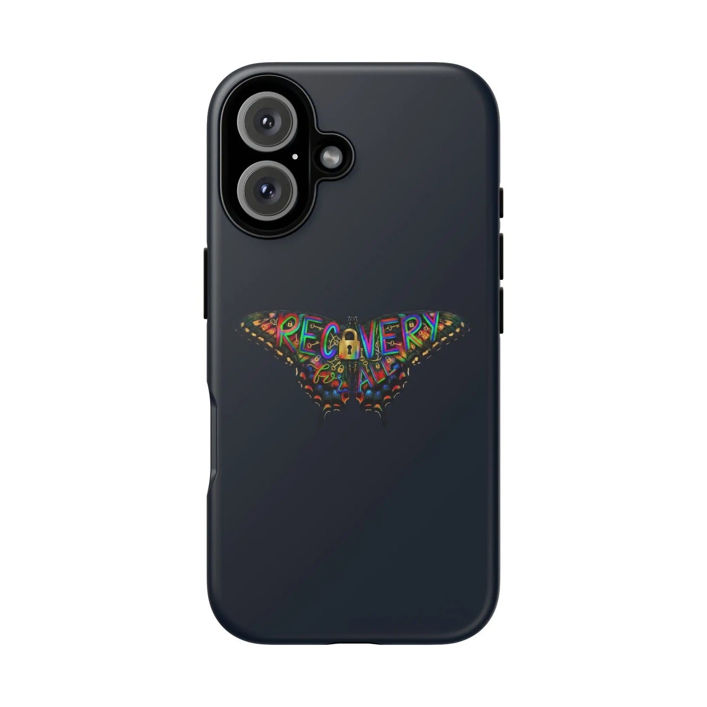 Recovery Butterfly Phone Case — Colorful Hope Tough Case Printify