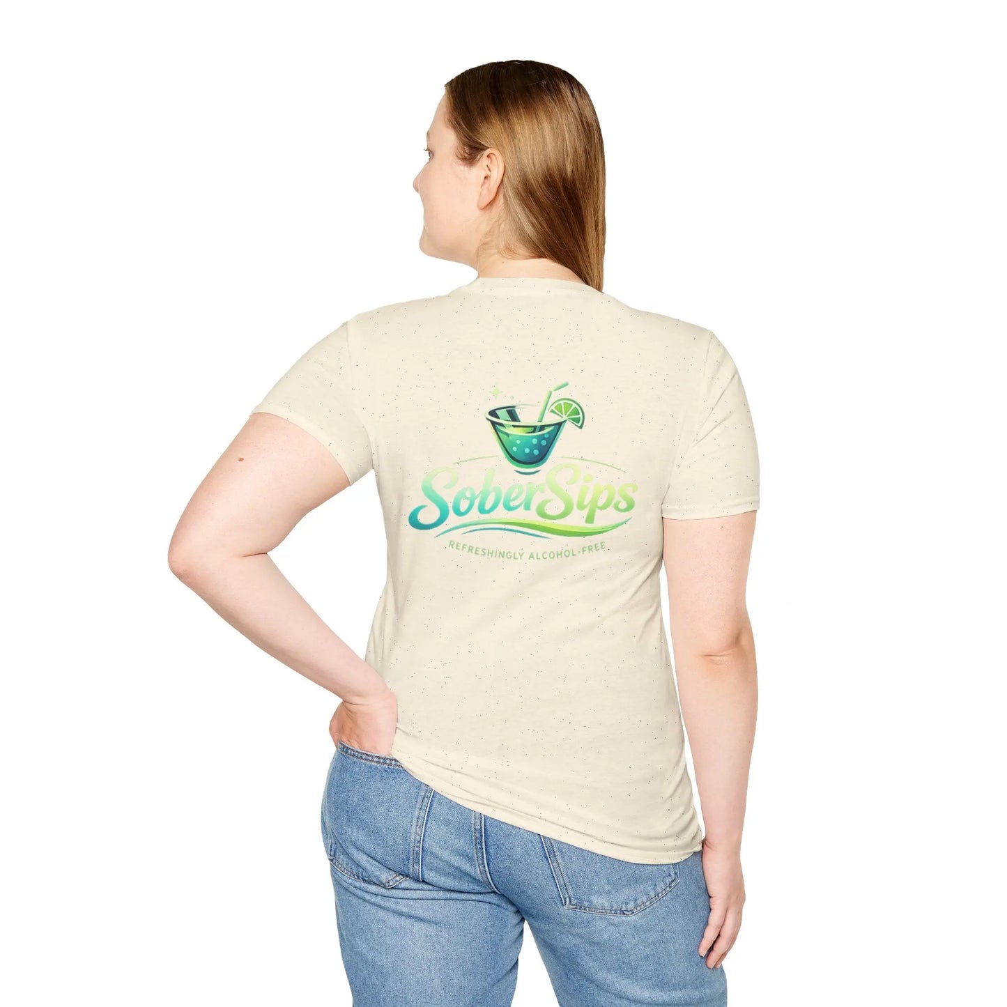 Sobriety Graphic T‑Shirt — "I Have the Power!" SoberSips Recovery Tee Printify
