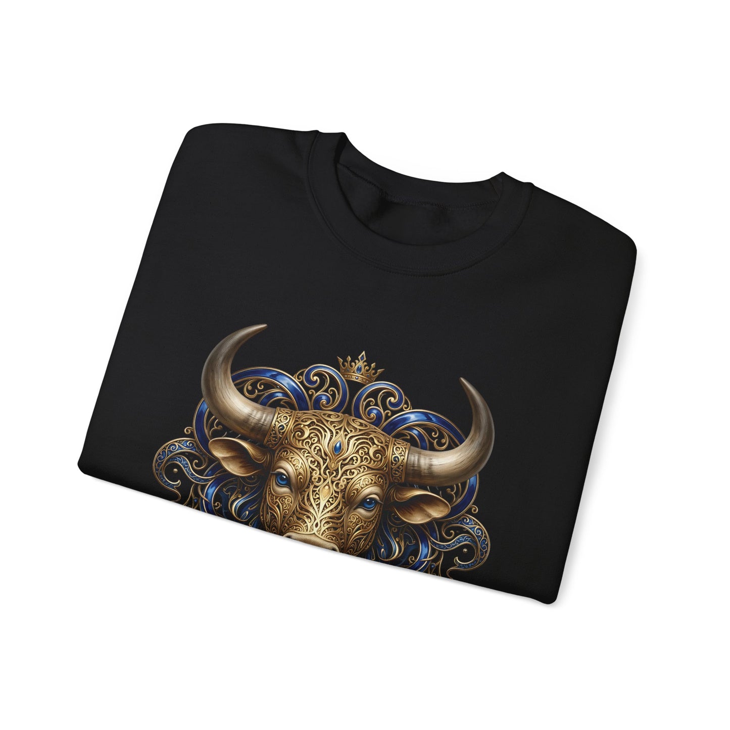 Taurus Zodiac Sweatshirt — Ornate Bull Astrology Crewneck