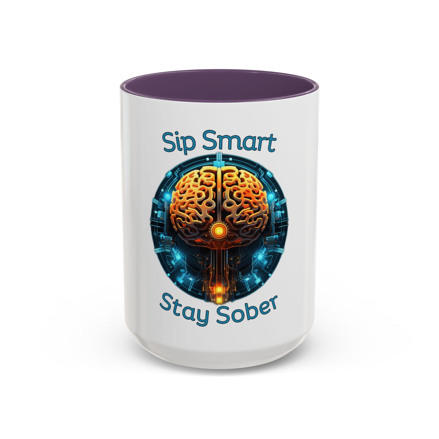 Sip Smart Stay Sober – Accent Coffee Mug | SoberSips Recovery