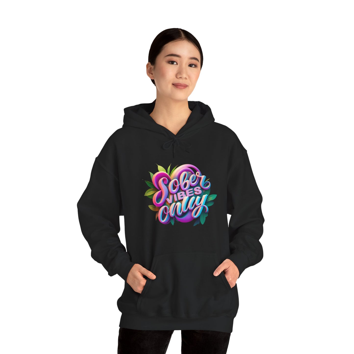 Sober Vibes Only Recovery Hoodie | Premium Comfort | SoberSips