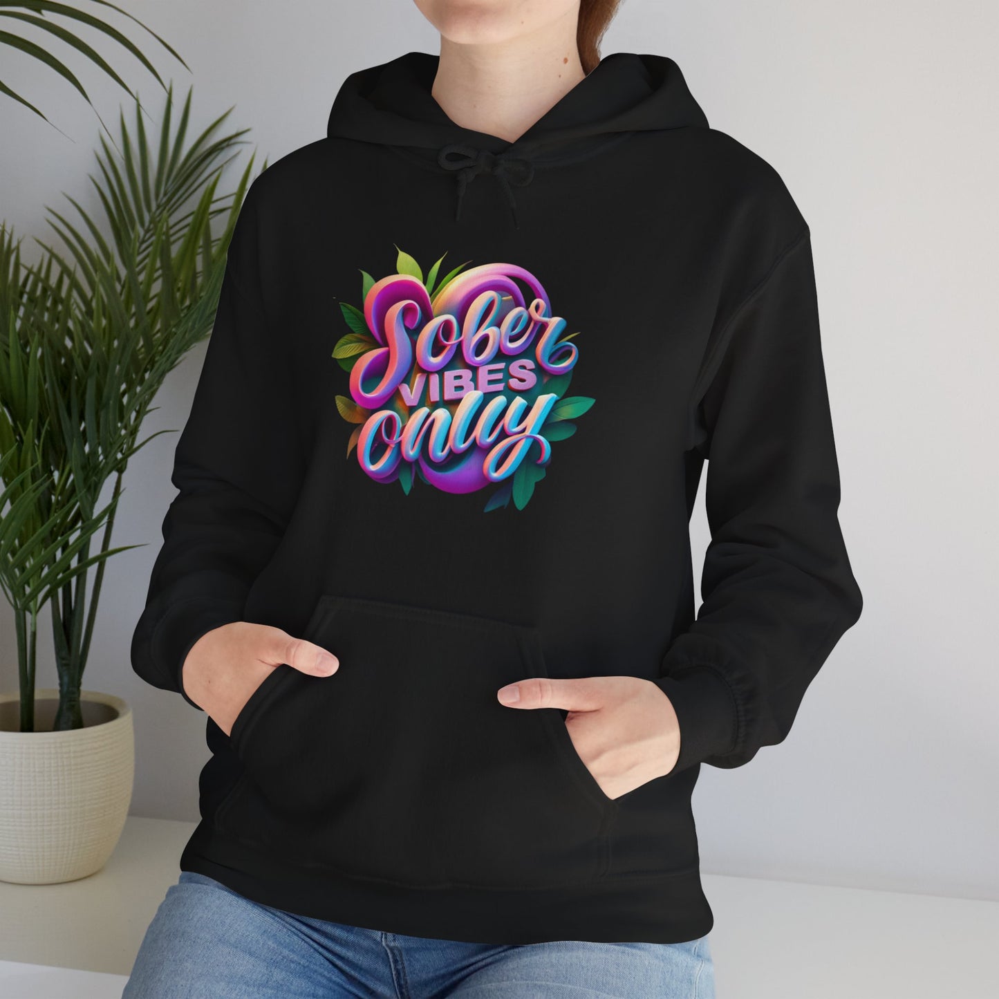 Sober Vibes Only Recovery Hoodie | Premium Comfort | SoberSips