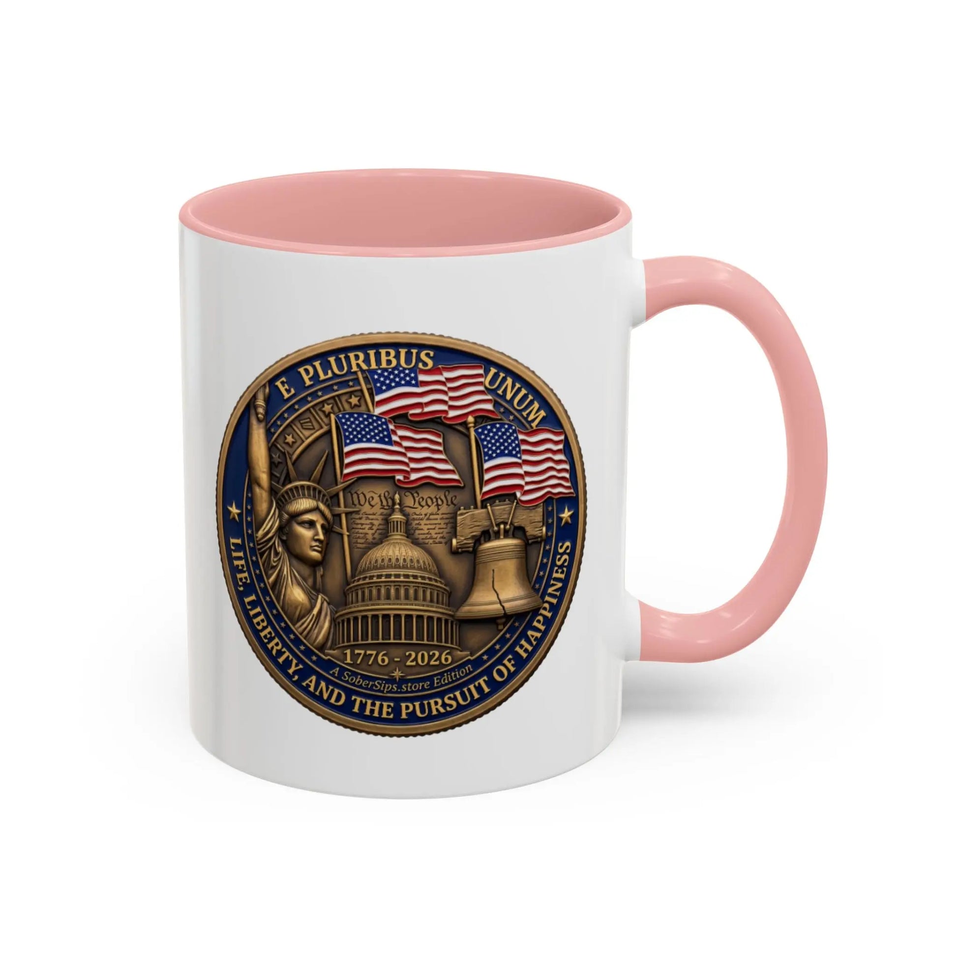 Liberty Mug by SoberSips – America 250 anniversary recovery gift