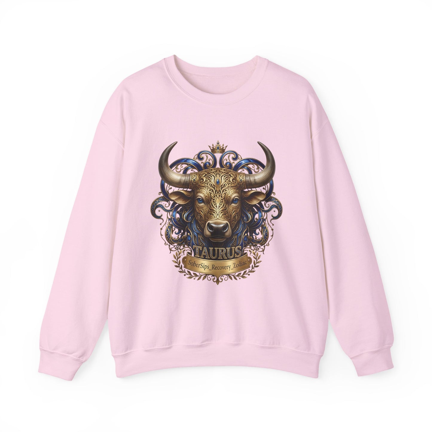 Taurus Zodiac Sweatshirt — Ornate Bull Astrology Crewneck