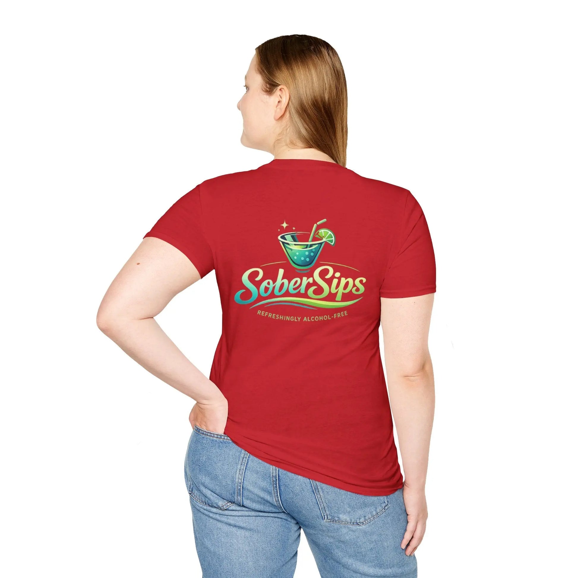 Sobriety Graphic T‑Shirt — "I Have the Power!" SoberSips Recovery Tee Printify