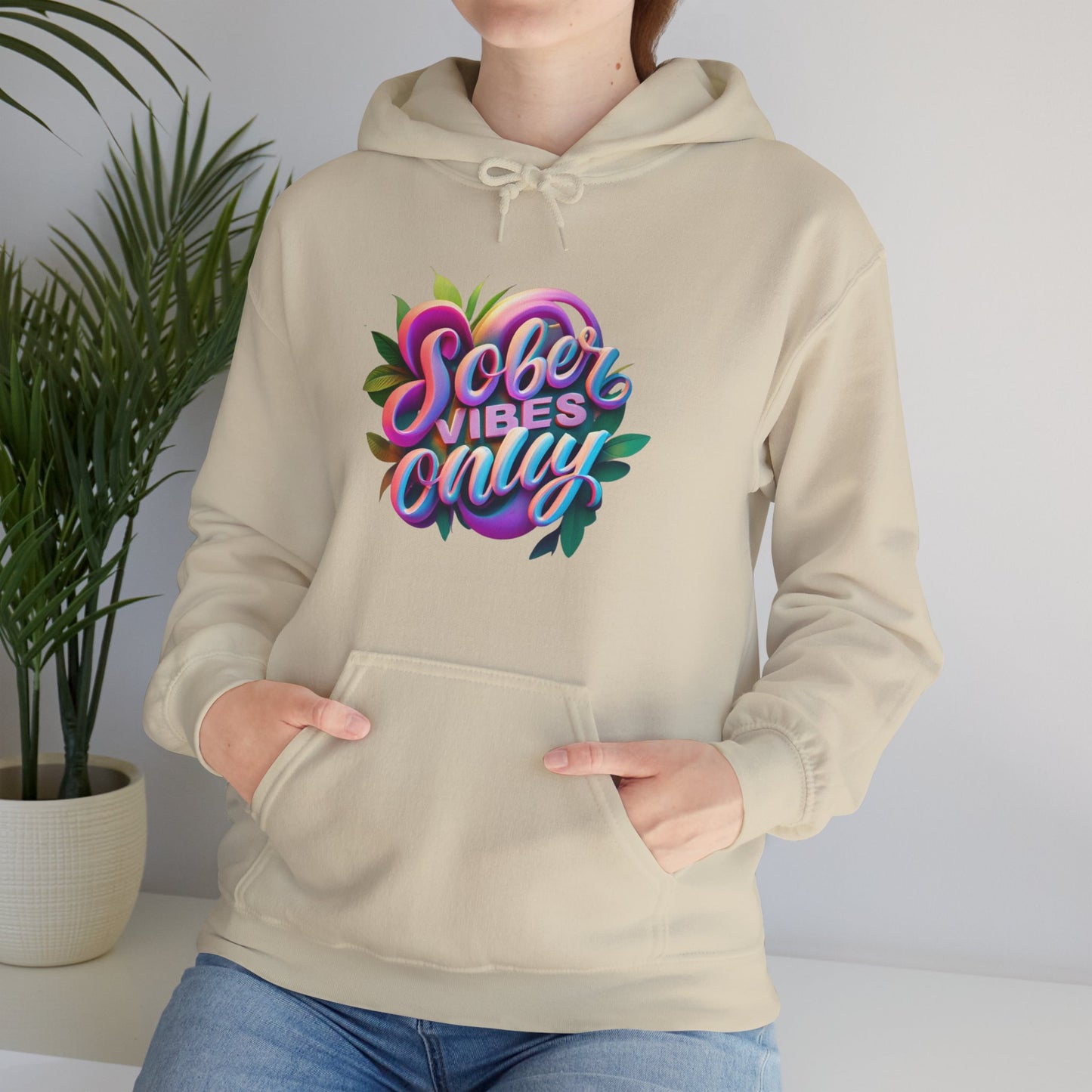 Sober Vibes Only Recovery Hoodie | Premium Comfort | SoberSips