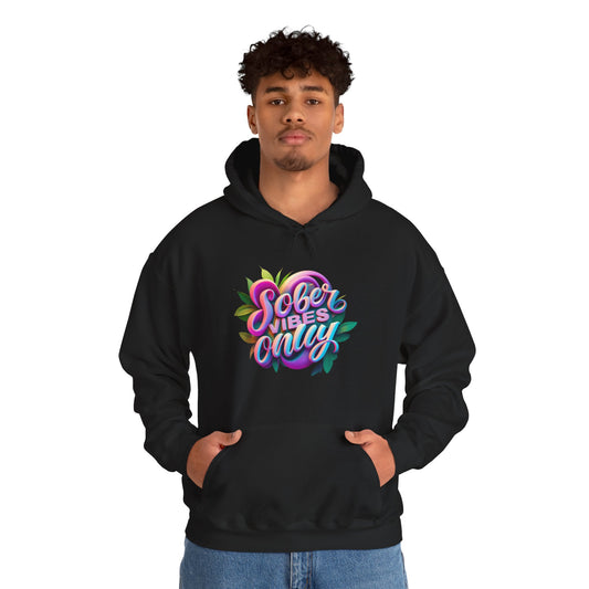 Sober Vibes Only Recovery Hoodie | Premium Comfort | SoberSips