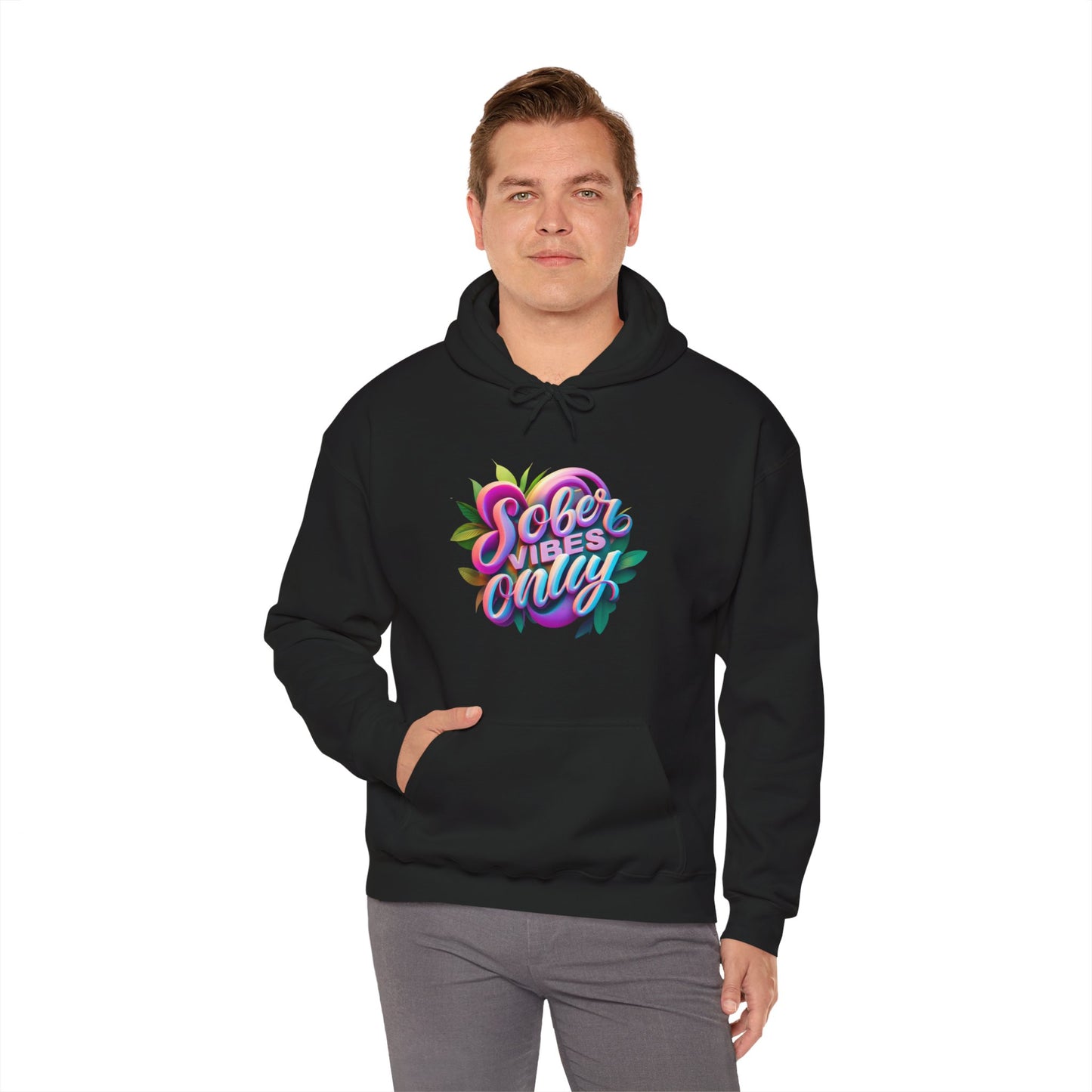 Sober Vibes Only Recovery Hoodie | Premium Comfort | SoberSips