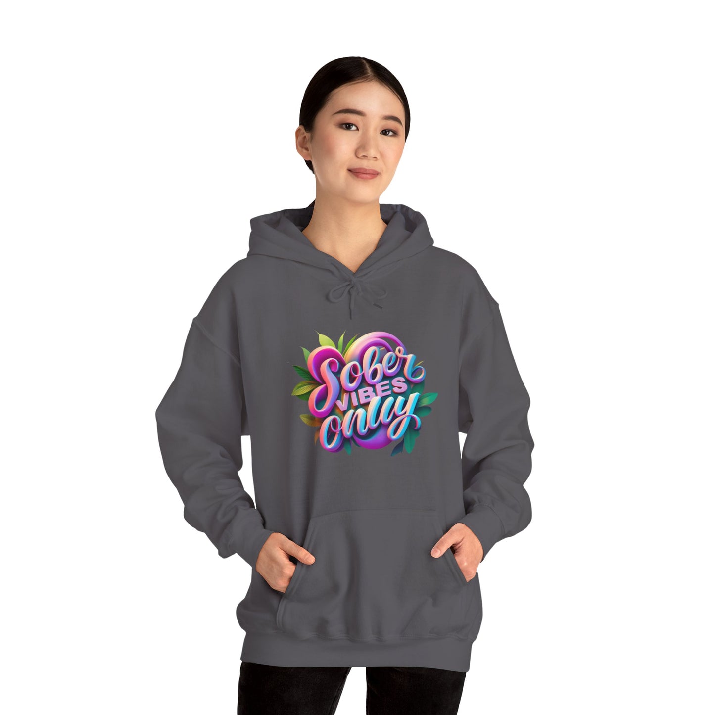 Sober Vibes Only Recovery Hoodie | Premium Comfort | SoberSips