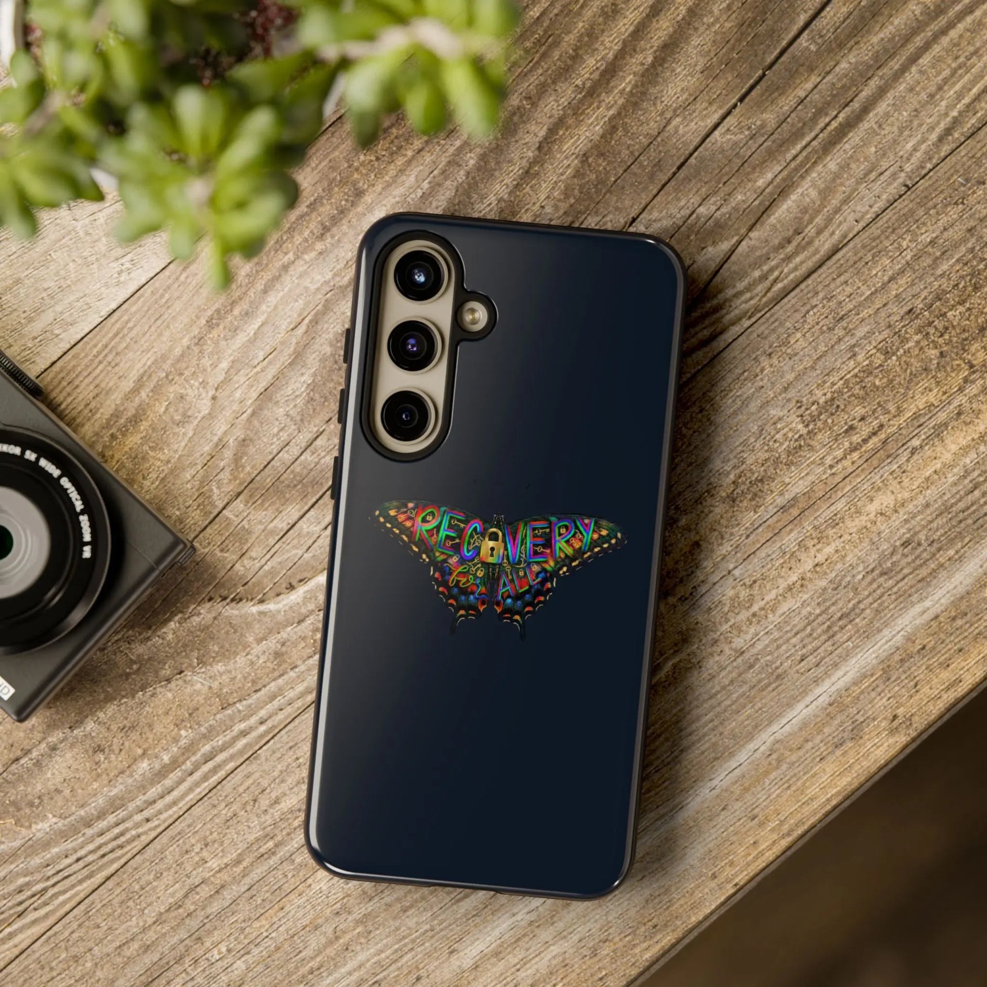 Recovery Butterfly Phone Case — Colorful Hope Tough Case Printify