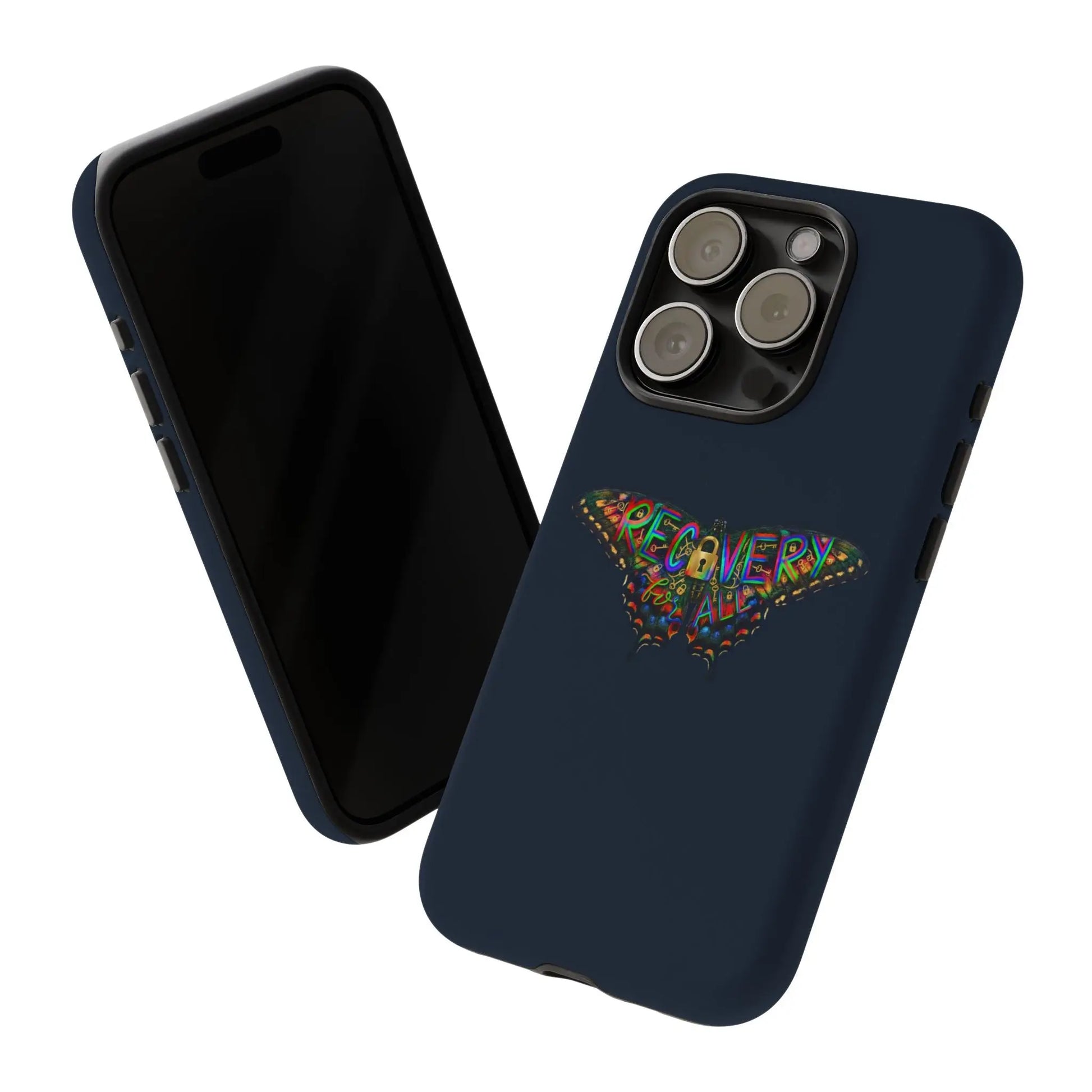 Recovery Butterfly Phone Case — Colorful Hope Tough Case Printify
