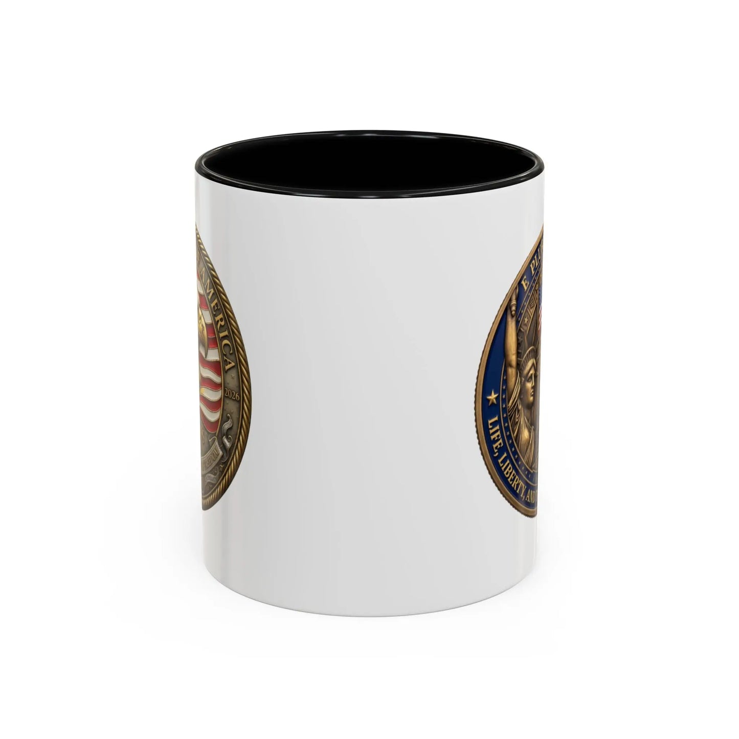 USA 250th Anniversary Liberty Coffee Mug – patriotic design by SoberSips