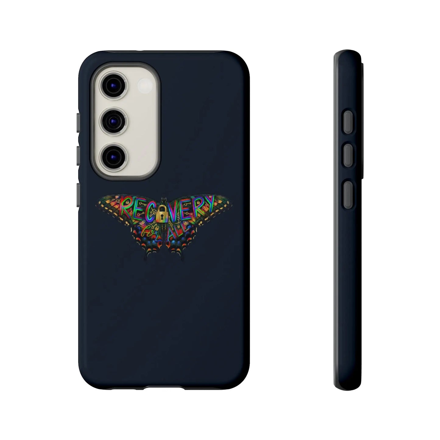 Recovery Butterfly Phone Case — Colorful Hope Tough Case Printify