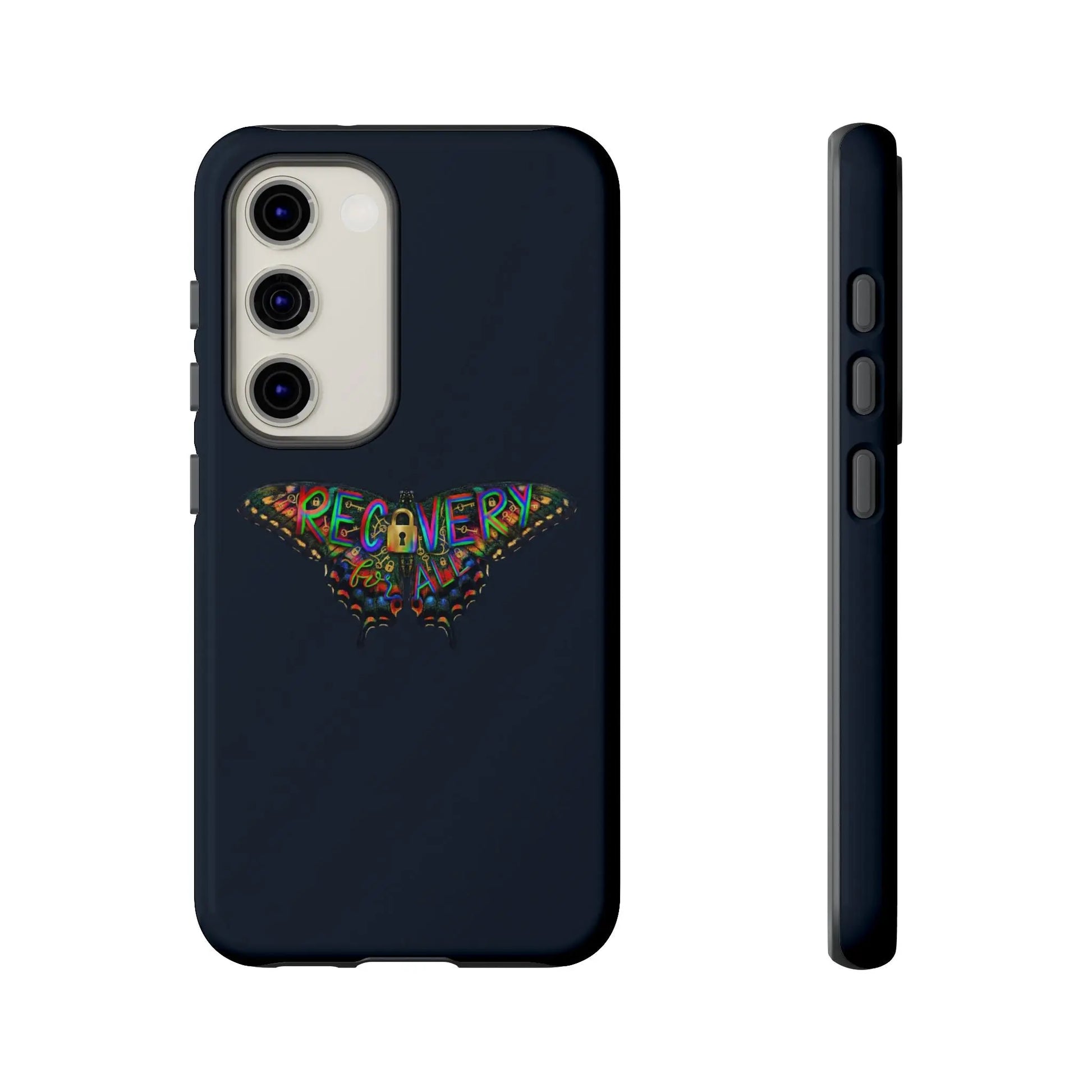 Recovery Butterfly Phone Case — Colorful Hope Tough Case Printify