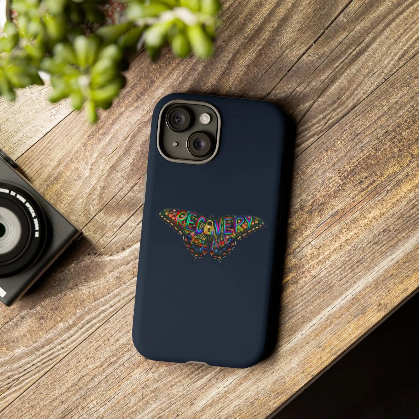 Recovery Butterfly Phone Case — Colorful Hope Tough Case Printify