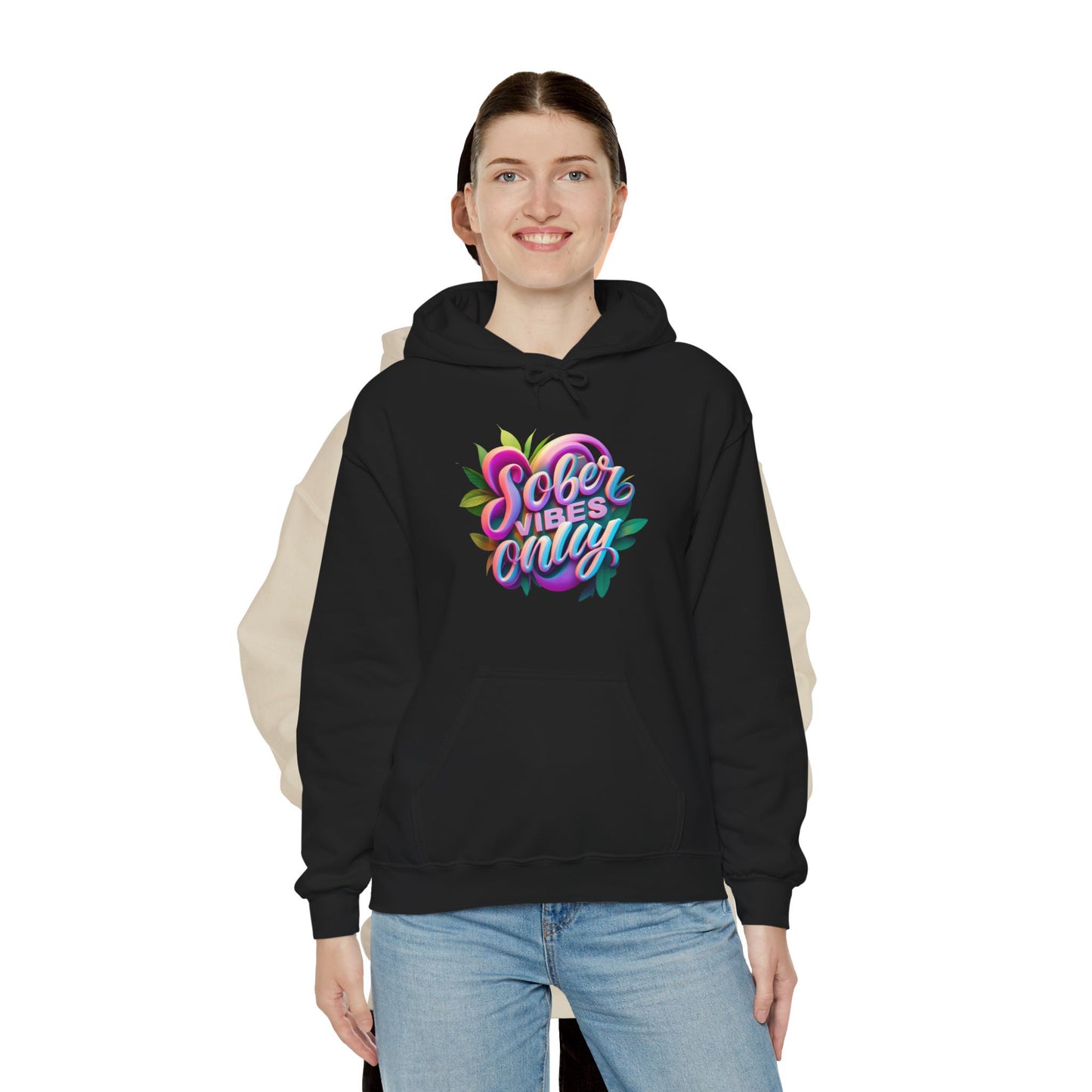 Sober Vibes Only Recovery Hoodie | Premium Comfort | SoberSips