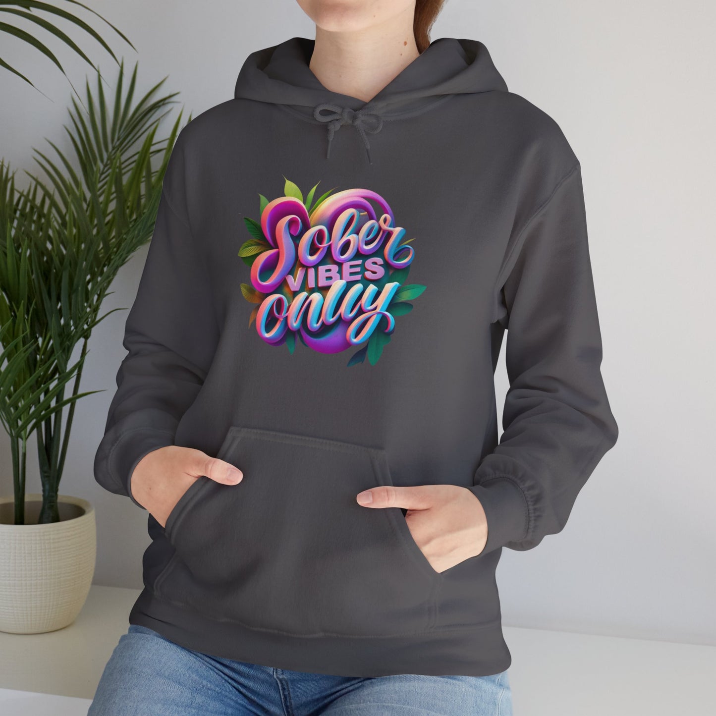 Sober Vibes Only Recovery Hoodie | Premium Comfort | SoberSips